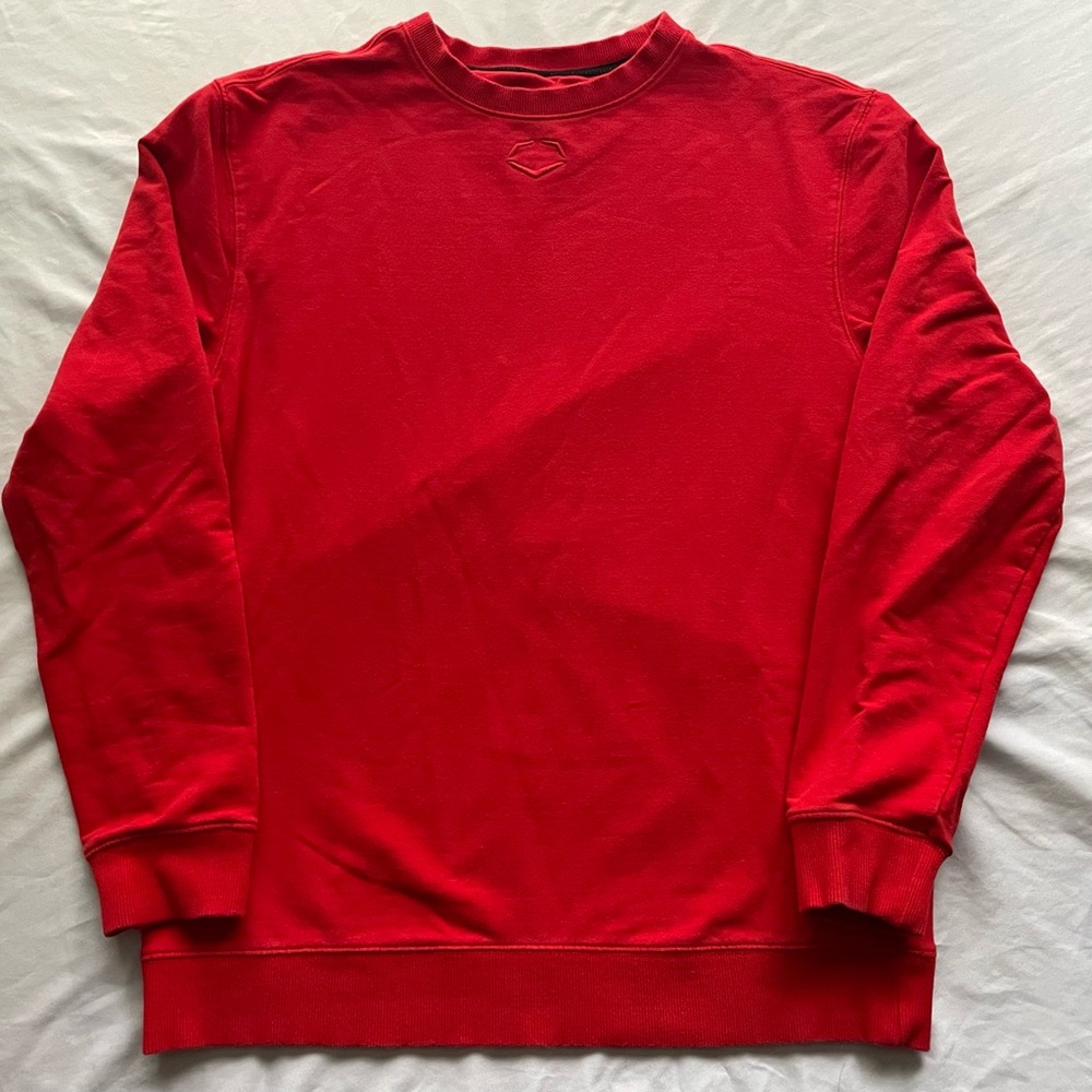 Evoshield Long Sleeve Shirt Mens Small Red Athletic Top Baseball Apparel
